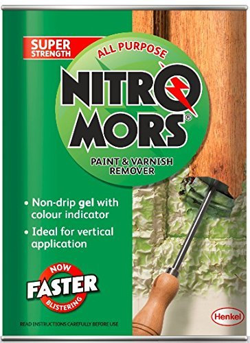 2 X All Purpose Paint and Varnish Remover, Paint Remover for Wood, Metal and Masonry, High-Strength Paint Stripper with Colour Indicator, Non-Drip Paint Remover Gel, 1 x 2 Litre Tin