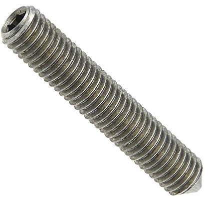 Madenschraube Wurmschraube Stellschraube Gewindestifte mit Innensechskant und Spitze DIN 914 Edelstahl A1 M 6 x 30 mm - 25 Stück