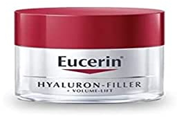 Eucerin Hyaluron-Filler + Volume-Lift Crema Giorno SPF 15 50 ml, Crema viso antirughe per un effetto lifting immediato, Formula con Acido Ialuronico rimpolpante per pelle mista e normale