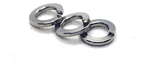 Lot de 25 rondelles M6 en acier inoxydable A2 Penny DIN9021 dentelées externe/interne DIN6798 fendue/ressort DIN127 forme B (Rondelles à ressort/fendues M6 x 11,5 mm)
