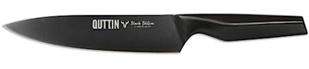Quttin | Cuchillo Chef Black Edition 20 cm Acero Inoxidable – Cuhillo Chef Diseño Ergonómico y Profesional