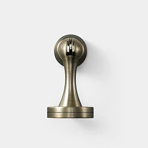 Türstopper, Türstopper, Schrauben for Wand- oder Bodenmontage-Türhalter, Tür offen halten, magnetischer Türverschluss (Farbe: Schwarz) (Farbe: Schwarz) (Farbe: Silber) (Color : Green Bronze)