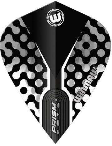 Winmau Prism Zeta Kite Black/White - Dart Flights