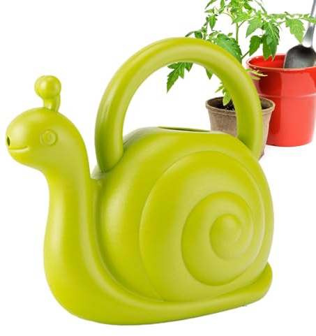Fukamou Arrosoir pour Tout-Petits, arrosoir pour Animaux - Bouilloires de Jardinage créatives en Forme d'escargot Mignon de 1,5 L,Jouet de Jardinage et Mignon pour, arrosoir de Jardinage