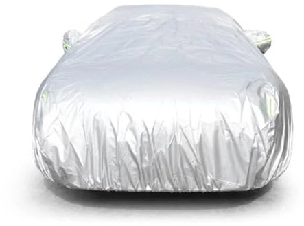 VNSMM Reifenschutzhülle Universal SUV Auto Abdeckungen Outdoor Auto Voll Abdeckungen Regenschirm Silber Reflektierende Streifen Für SUV Limousine Reifentaschen(SUV-YM-4.6X1.85X1.7M)