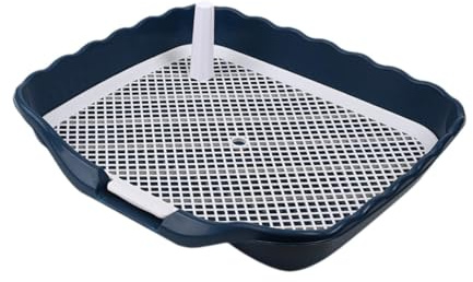 perfk Hundetraining Töpfchen, Welpen Toilette, Haustier Pissschale für Innen, Blau