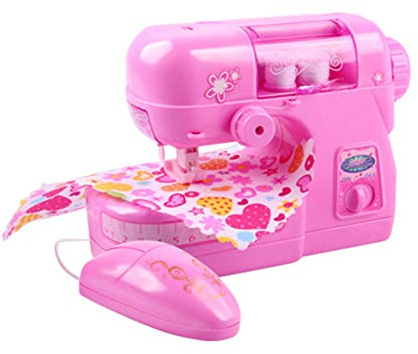 Cpolebev Machine à Coudre ÉLectrique Jouet pour Enfants Enfants Filles Anniversaire NoëL Cadeau CréAtif Jouet ÉDucatif