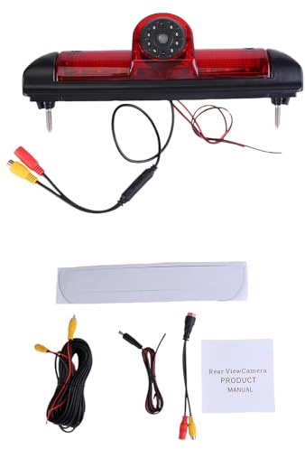 ISAKEN HD Auto Rückfahrkamera für Citroen Jumper FIAT Ducato Peugeot Boxer 2006-2015 Bremslicht Einparkkamera Nachtsicht Kamera IP68 Wasserdicht Bremslicht Rückfahrkamera