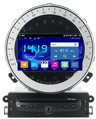 YFYANFEI Car Play Radio con Pantalla Pantalla Táctil De 9 para BMW Mini 2006-2013 con CarPlay Y Android Auto Inalámbricos con Mirror Link, Bluetooth, GPS, Navegación,4 Core WiFi 1G+32G
