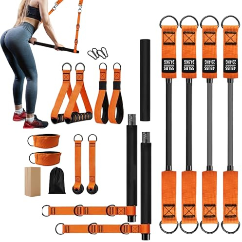Pilates-Stange Für Zuhause - Fitnessgerät Für Studio - Kniebeugen Equipment Für Home Studio Profis Sportler Schultern Beine