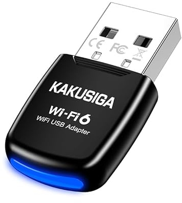 Scheda Adattatore Rete WiFi USB 6 300Mbps 2.4GHz Chiavetta Wireless AX Mini Ricevitore Plug Play Alta Velocità Bassa Latenza Compatibile Windows Senza Driver