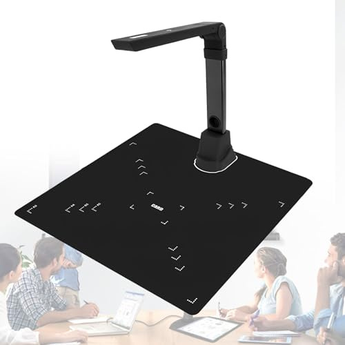 Portabel Dokumentkamera Med USB-Anslutning För Klassrum Och Hemkontor – Bokskanner Med Kurvutplattning, OCR-Textigenkänning Och Realtidsvisning På Dator