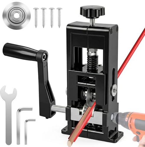 Maquina Pelacables Electricista para Cables de 1-25 mm,Pela Cables de Electricidad,Manual Automático Pelador de Cables Electricos para Reciclaje de Residuos de Cobre（1 Cuchilla Adicional）