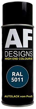 Alex Flittner Designs RAL Lackspray Autolack Sprühdose Spraydose RAL5011 STAHLBLAU seidenmatt