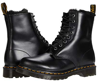 Dr. Marten's Original 1460 Bottes pour femme, gris foncé, 39 EU