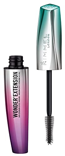 Rimmel London Macara Wonder'Extension - Máscara de pestañas, 11g, tono very black