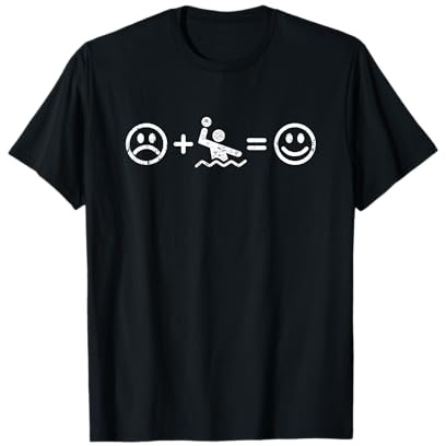 Waterpolo hace feliz Regalo jugadores Waterpolo Hombre Mujer Camiseta