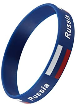 OATIPHO 6 Stk Länderarmband Welt Tasse Party Favors Gummiband Armbänder Nationalen Land Flagge Handgelenk Gurt Armbänder Aus Gummi Land-silikon-armband Land Flagge Armband Schmuck Ländlich