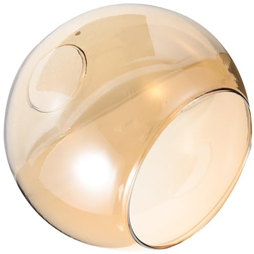 Alipis Glaslampenschirm Ersatz Für Pendelleuchten Kugelförmiger Lampenschirm Aus Glas Glasschirme Für Pendelleuchten Pendelleuchtenschirm Für Glaskugel-Lampen 5.91 X 5.91 X 5.12 in