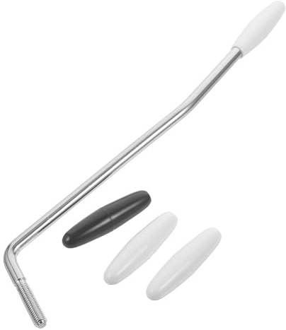 CORHAD Elektrischer Gitarren Vibratohebel aus Metall Einzelner Whammy Riegel mit 5,0mm Gewinde Inklusive 1 Hebel und 3 Kappen Kompatibel mit Tremolo Systemen für Zufällige Farbe