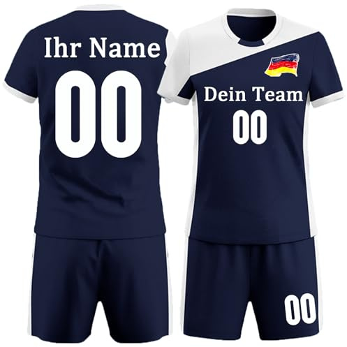 Benutzerdefiniertes Volleyball Trikot mit Name und Nummer des Teams für Mädchen und Frauen Personalisiertes Volleyball Shirt und Shorts für Jungen