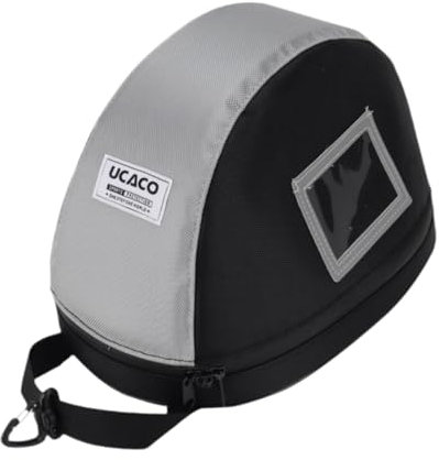 Okiyakusama Helmtasche, Helmtasche, multifunktional, staubdicht, Helmhandtasche mit Reißverschluss für Sporttraining, Motorrad