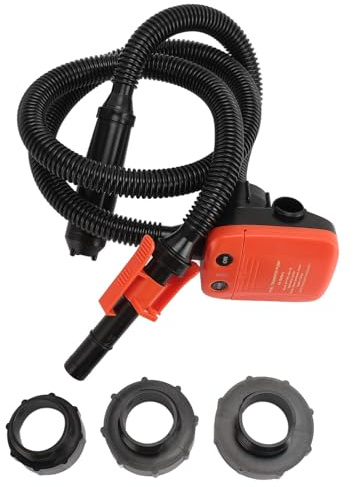 Bonbela Kraftstofftransferpumpe, Elektrische Ölabsaugpumpe, Hochgeschwindigkeits-Siphon, Batteriebetriebene Kanisterpumpe mit 3 Größenadaptern