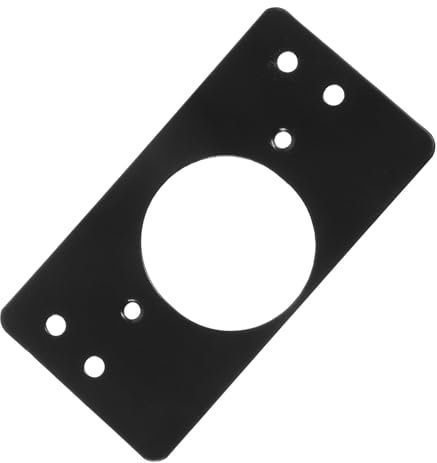 DIYEAH 2piezas Placa De Reparación De Bisagras Para Muebles De Gabinete De Placa Base De Bisagra De Acero Inoxidable Kit De Reparación De Orificios De Tornillos Para Puertas