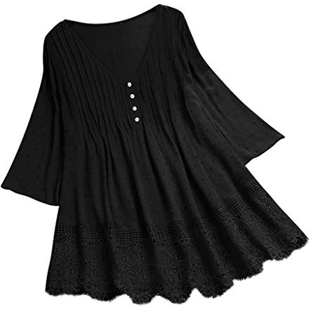 Leinenbluse Damen, Langarm Tunika Sommer Lang Leinen Shirt Oversized Oberteile Baumwoll Leinenshirt Musselin Bluse Blumen Longshirt Damen Große Größen