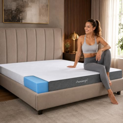 Arensberger Matratze Anna 160x200cm Höhe 13cm | NANOCELL® Gel-Schaum | Mittelfest H3 | Premium-Bezug 240g/m² | 60°C waschbar | Kaltschaum-Matratze 160x200 | Öko-Tex Zertifiziert