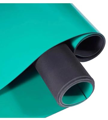 Workbench Mat, Prevent Static Mat, 2mm Prevent Static Table Mat, Prevent Static Blanket Table Mat, Suitable for Maintenance Work Mat Desktop(50x120x0.2cm/19.5x46.8x0.08in)