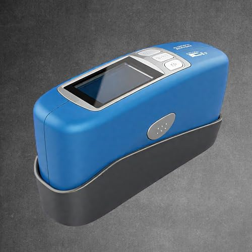 KUSOLE Medidor de Brillo portátil, Adecuado para Superficies pintadas Brillantes; medidor de Brillo Digital LCD, Adecuado para Pruebas CS-300.