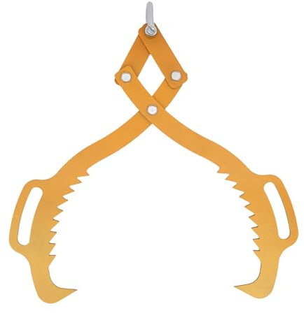 Alicates forestales para troncos de árboles de hasta 76 cm, pinzas de madera con capacidad de carga de 1000 kg, pinzas de madera robustas para levantar y transportar troncos