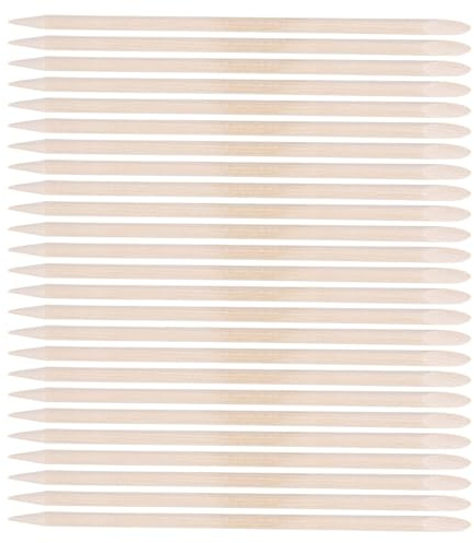 LOORGVEL Set 150 Pezzi Bastoncini in Legno D’Arancio per Manicure e Pedicure, Spingi Cuticole a Doppia Estremità, Kit Strumenti per Cura Unghie a Casa, Accessori Professionali per Cuticole
