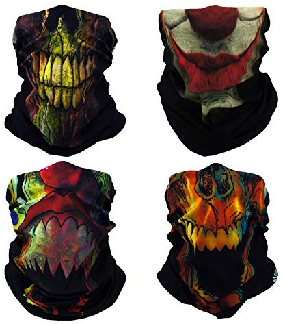 SMEHCF Headband Bandana Balaclava Half Face Mask Head Scarf Neck Gaiter 8pcs