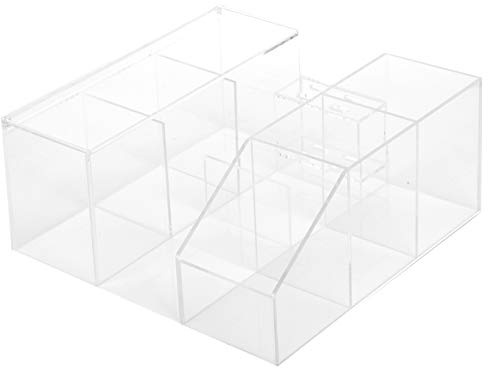 TMISHION Kosmetik Organizer - Acryl Display Rack für Make-up, Nagellack und Beautyprodukte mit klarem Aufbewahrungssystem