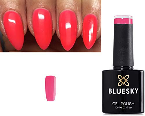Bluesky Gel Nail Polish CORAL BRIGHT CORAL CS41 Nail UV LED Soak Off 10ml