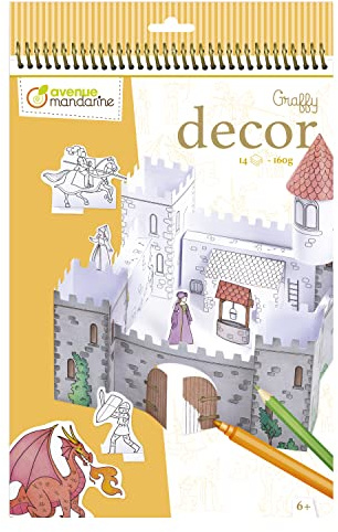 Avenue Mandarine GY135C Graffy-Dekor, Papier, grau, M
