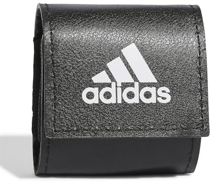 adidas Unisex Essentials Tiny Earbud Bag, Black / White, One size