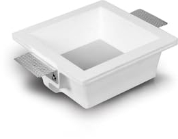 LEDKIA LIGHTING Downlight LED 9W Cuadrado Integración Escayola/Pladur Corte 183x183 mm UGR17 2700K Blanco Cálido