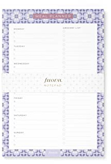 Filofax Notizblock mit Magnet, mediterraner Essensplaner