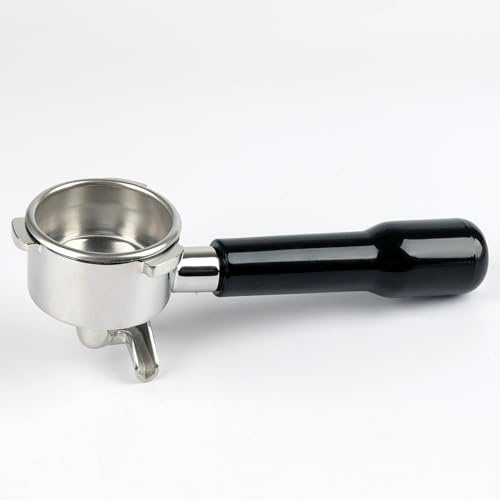 54mm Portafilter Double Spout Compatible with Breville Bambino Plus (BES500)/ Infuser (BES840XL) 54mm Breville Barista Series-ABS Handle