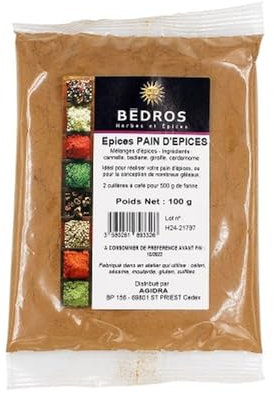 Epices pour pain d'épices - Sachet 100g