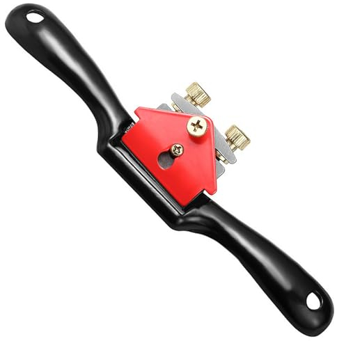 Handhobel für Holzbearbeitung, verstellbar, für Holzbearbeitung, Schneiden, mit Spokeshave-Klingen, flach, verstellbar, Spokeshave für Holzhobel, manuelles Werkzeug