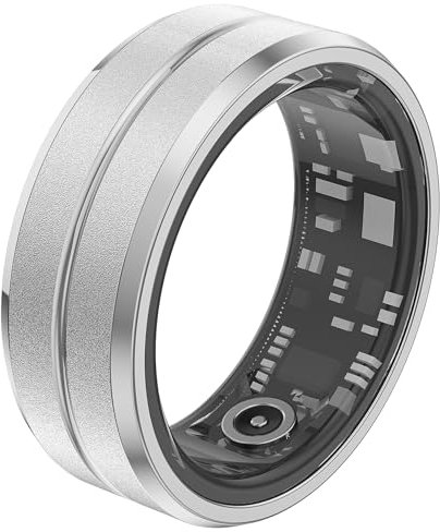 Smart Ring Fitness Tracker Health Rings Heart Rate Monitor Sleep Tracker Blood Oxygen Pedometer Step Counter Calories Waterproof Fitness Rings for Men Women