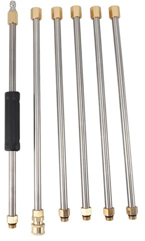 Pressure Washer Wand, Pressure Washer Gutter Cleaner Attachment 90 Inch Power Washer Lance Gutter Cleaner Attachment Rod Pressure Washer Extension Pole for Wall Roof Gutter