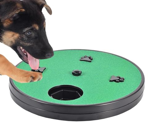 Rascador de uñas para perros, tabla antideslizante para rascar perros, juguete para moler uñas para mascotas, (negro/azul/verde) 12.99 x 12.99 x 1.57 pulgadas, de alimentación