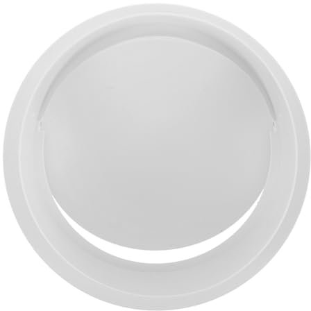 Clapet Anti-retour Rond Abs Blanc pour Conduits, Usage Maison Hôtel