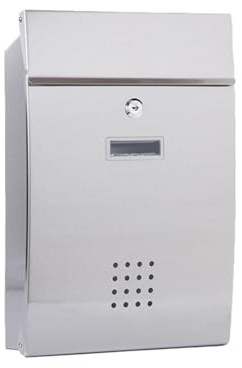 Outdoor Parcel Drop Box Modern Delivery Letterbox Through The Door Key Drop Box Heavy Duty Steel Through The Door Mailbox Mail Drop Box Letter Post Mail ?Outdoor