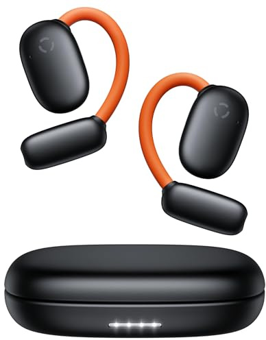occiam Bluetooth Open-Ear Headphones & Earbuds Real-Time 164 Languages Translation Earbuds 80H Playtime Wireless Sport Earphones for Running Workouts Black